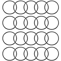 20pcs 40mm x 2mm negro resistente al aceite sellado de junta tórica en forma de ojal de goma NBR
